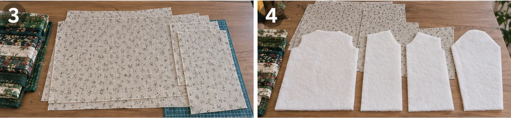Quilt-As-You-Go Jelly Roll Christmas Jacket