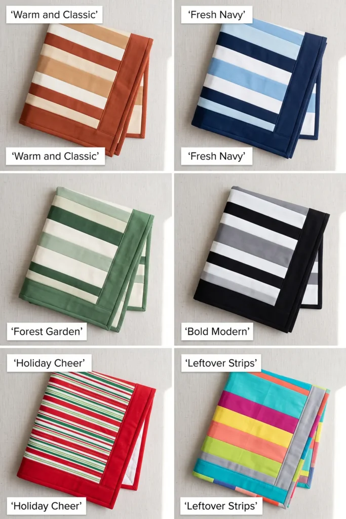 Rail Fence Table Runner