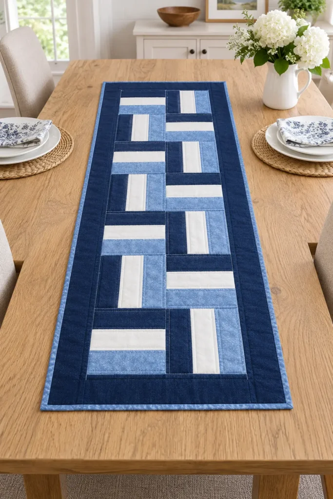 Rail Fence Table Runner