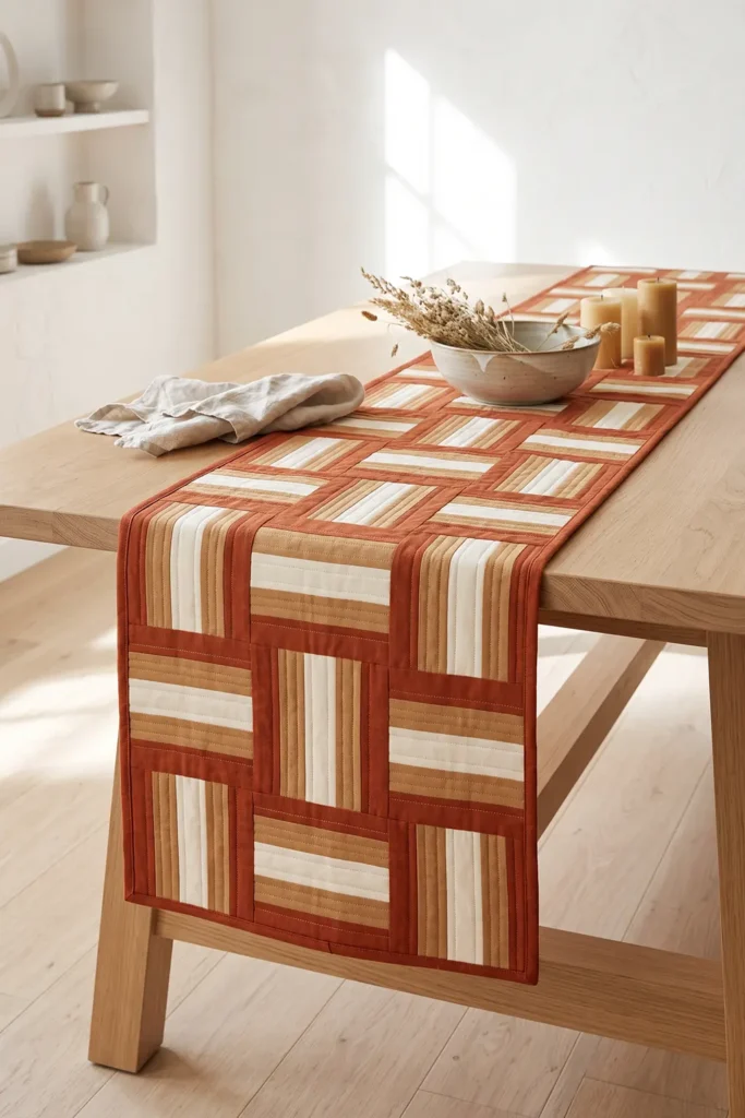 Rail Fence Table Runner