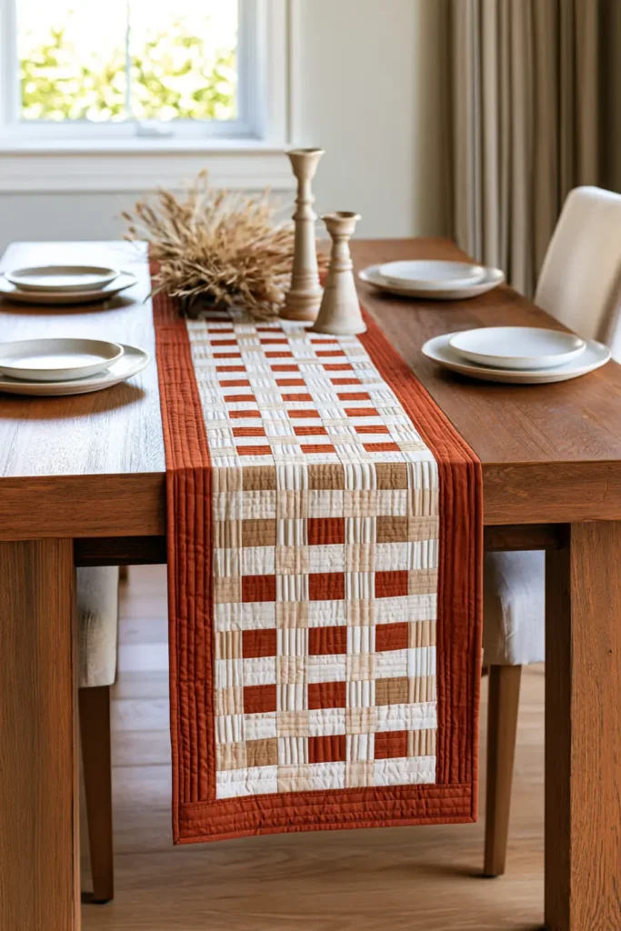Rail Fence Table Runner