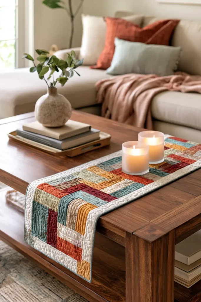 Rail Fence Table Runner