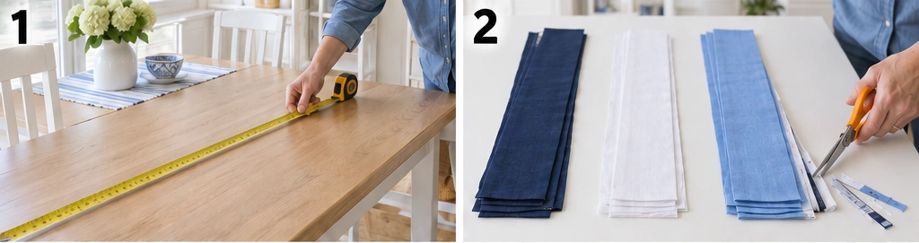 Rail Fence Table Runner