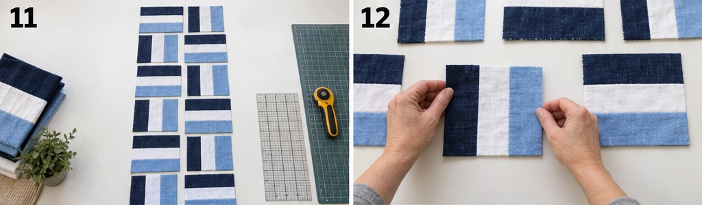 Rail Fence Table Runner
