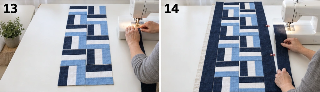 Rail Fence Table Runner