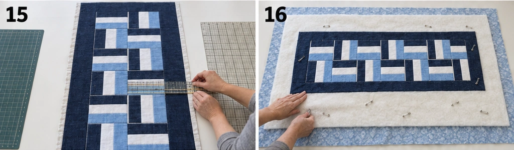 Rail Fence Table Runner
