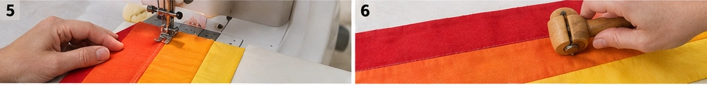 Rainbow Rail Fence Quilt