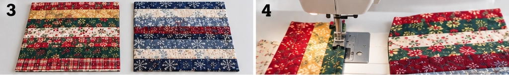 Reversible Jelly Roll Christmas Vest