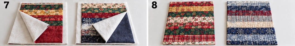 Reversible Jelly Roll Christmas Vest
