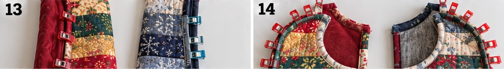 Reversible Jelly Roll Christmas Vest