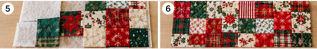 Reversible Quilted Christmas Stocking