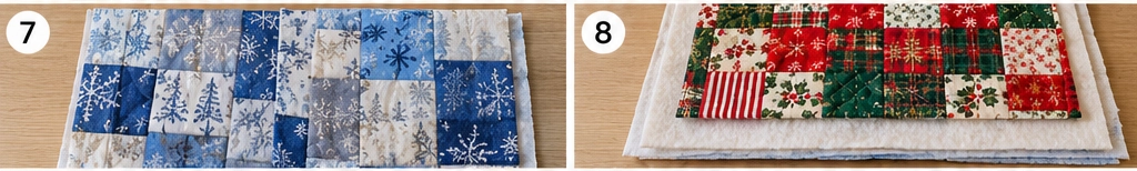 Reversible Quilted Christmas Stocking