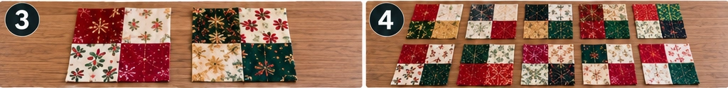 Reversible Quilted Christmas Throw