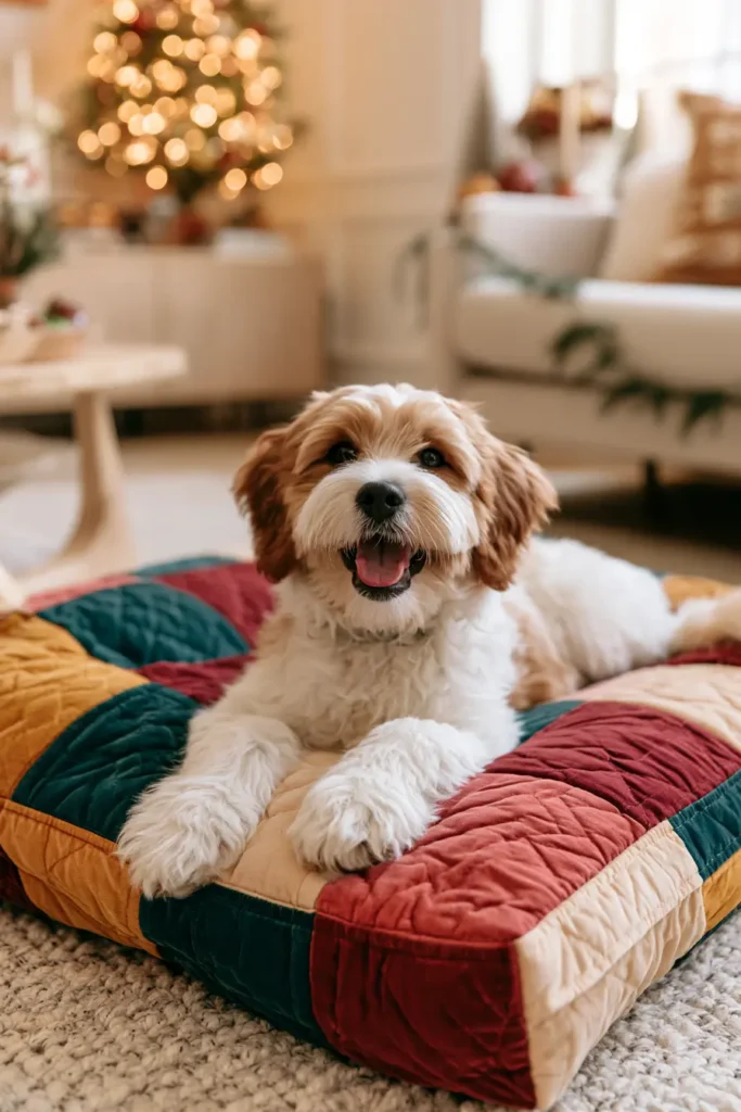 Reversible Quilted Dog Bed
