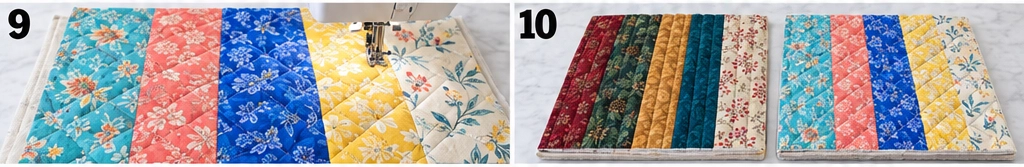 Reversible Quilted Dog Bed