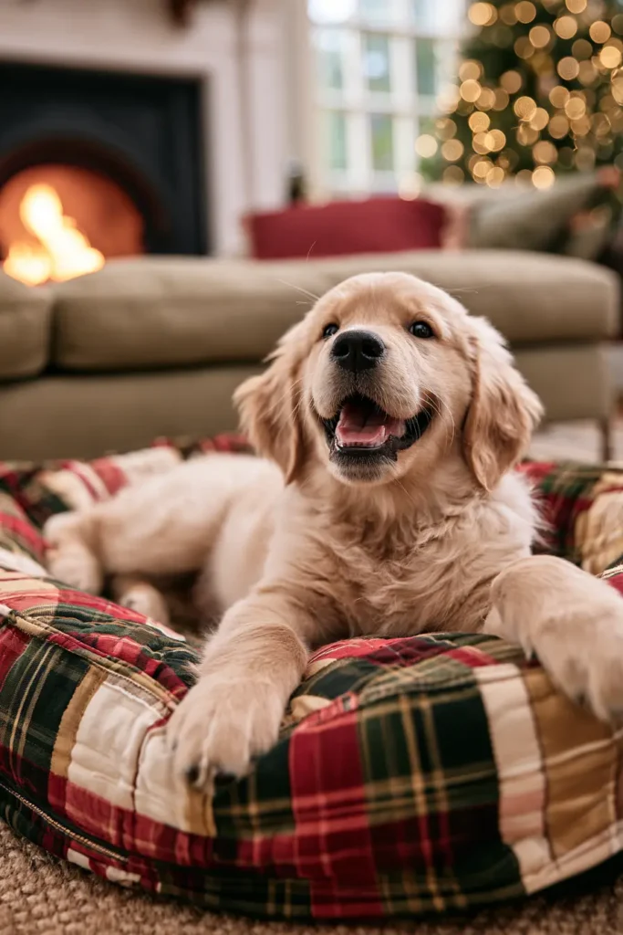 Reversible Quilted Dog Bed