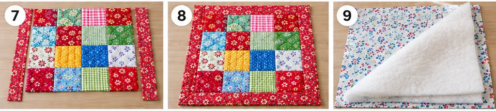 Scrappy Quilted Cat Mat