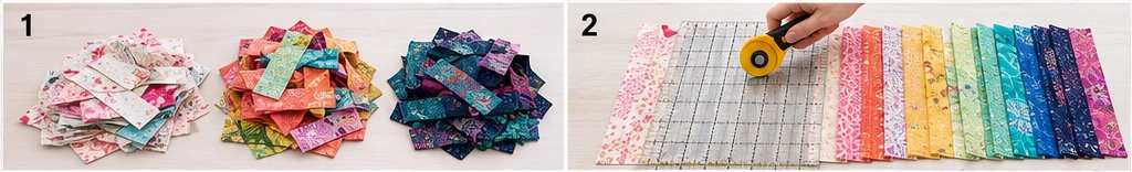 Scrappy Rail Fence Quilt