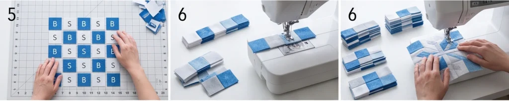 Snowflake Quilted Christmas Table Runner