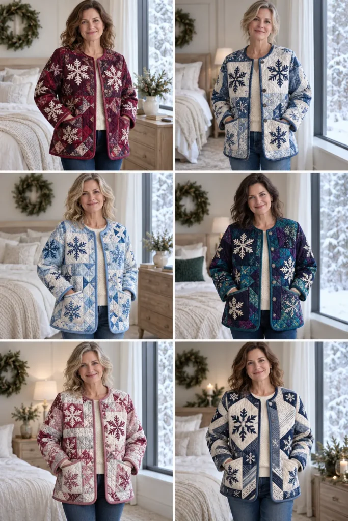 Snowflake Quilted Jacket