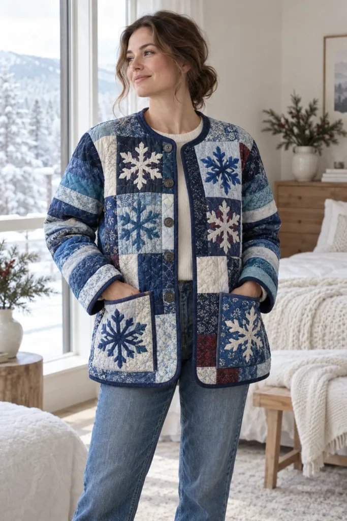 Snowflake Quilted Jacket