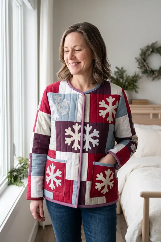 Snowflake Quilted Jacket