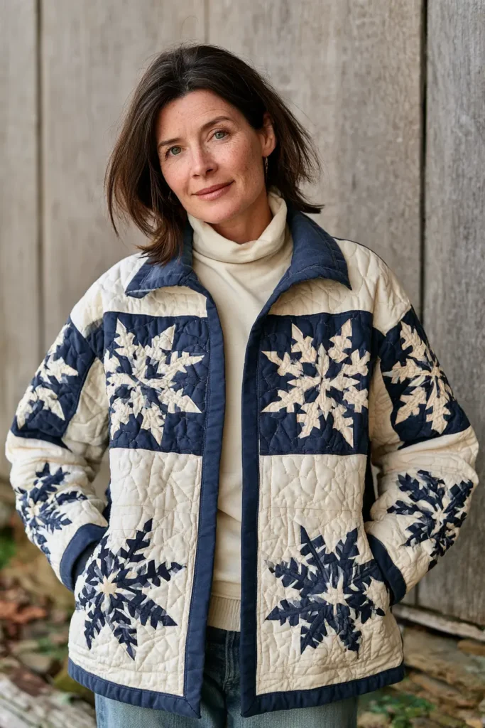 Snowflake Quilted Jacket