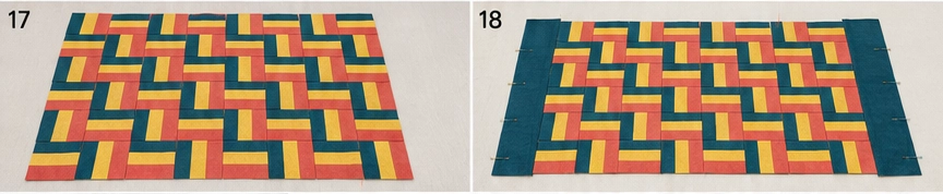 Straight Furrows Rail Fence Quilt
