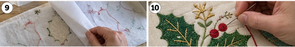 Vintage-Inspired Appliqué and Embroidery