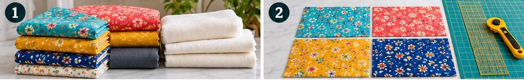 Washable Quilted Dog Bed