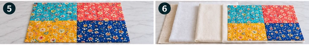 Washable Quilted Dog Bed
