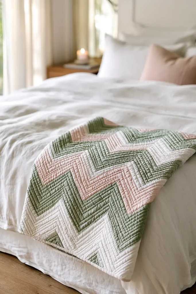 Zigzag Rail Fence Quilt