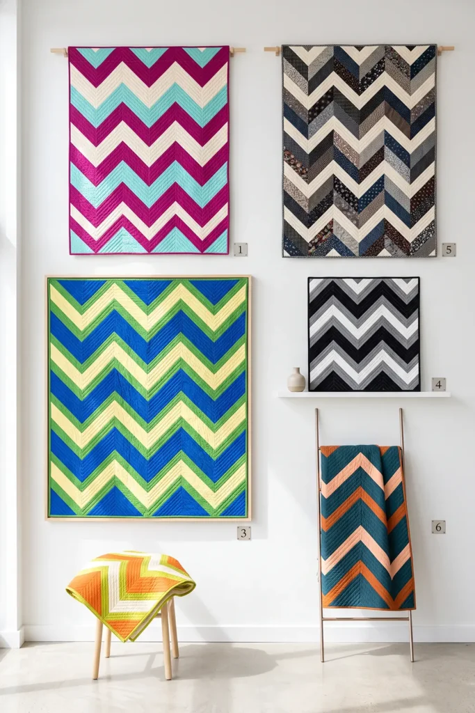 Zigzag Rail Fence Quilt