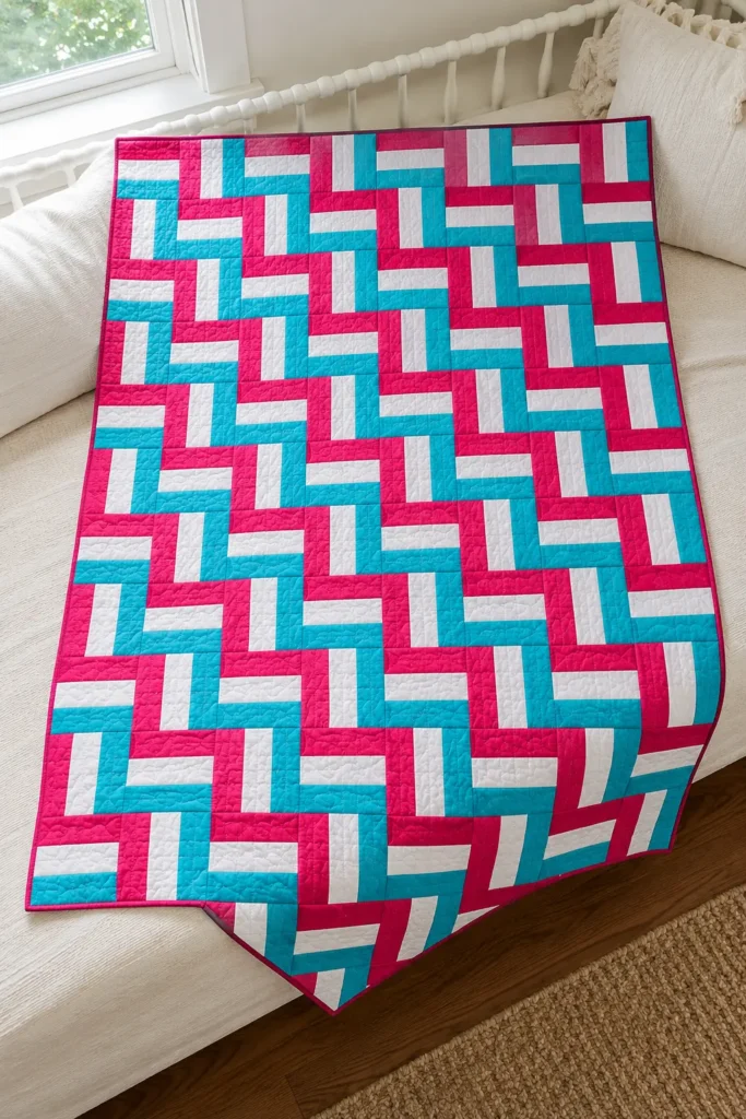 Zigzag Rail Fence Quilt