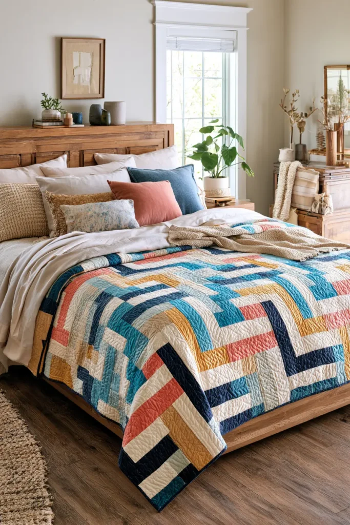 Zigzag Rail Fence Quilt