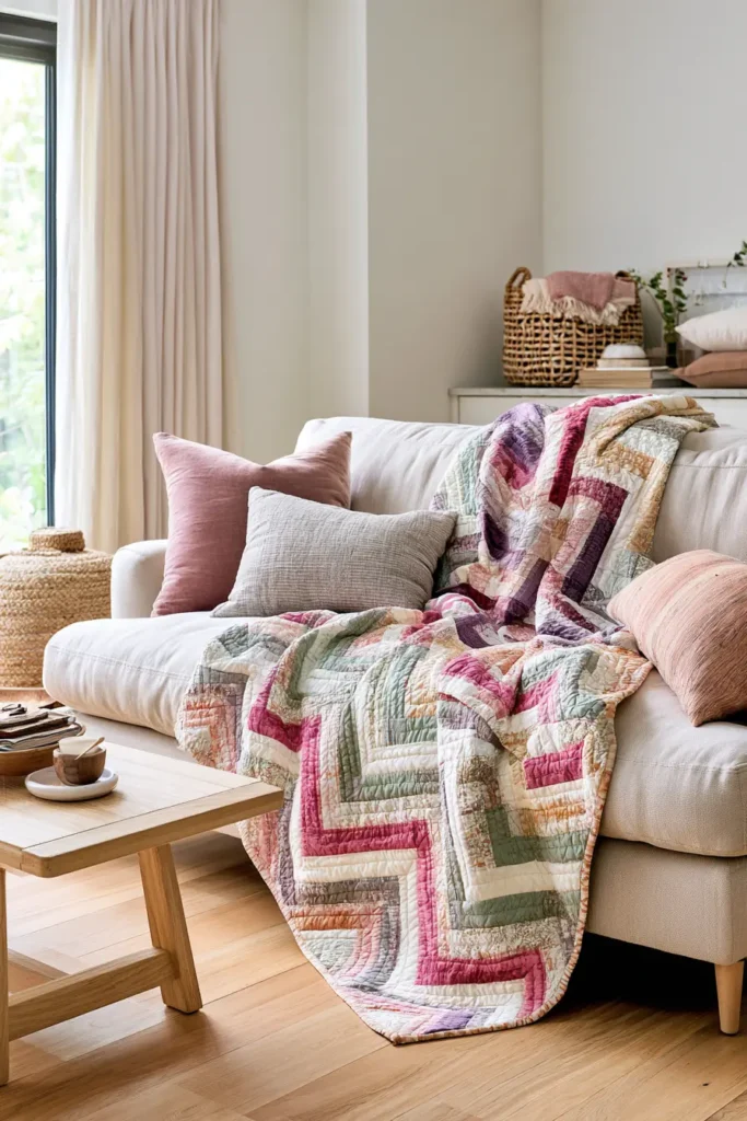 Zigzag Rail Fence Quilt