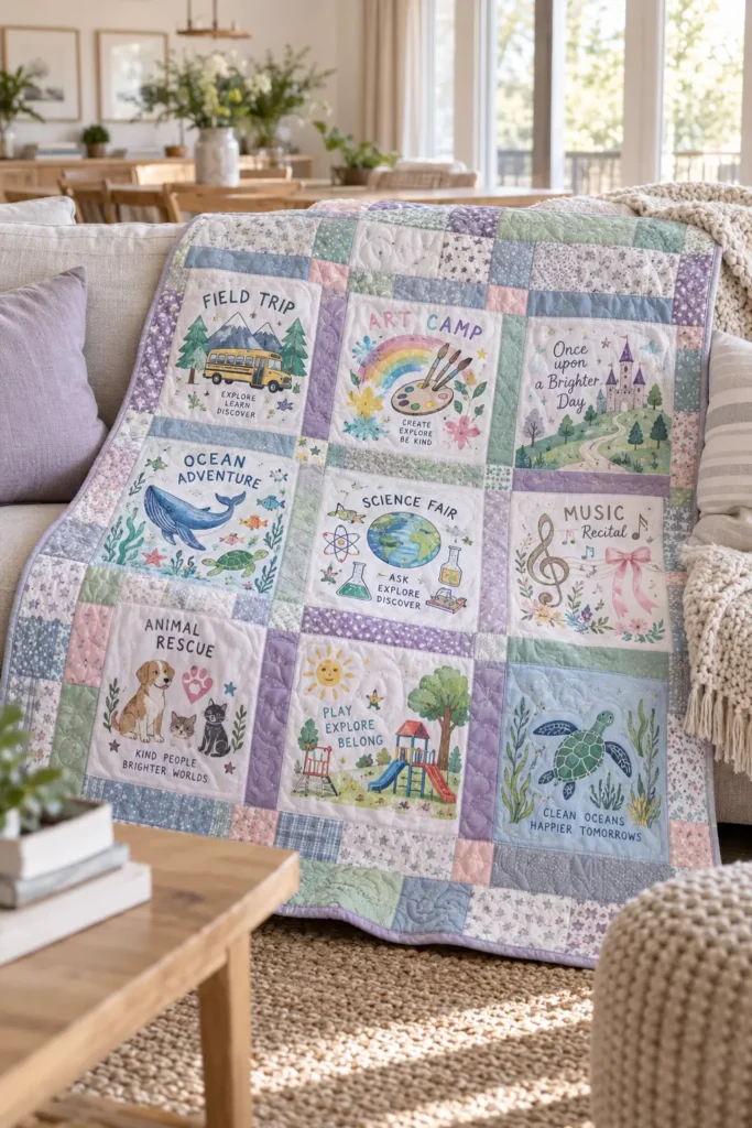 Baby and Kids T-Shirt Quilt