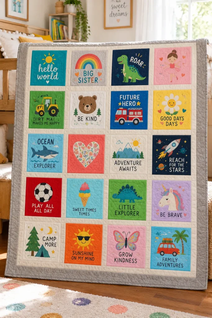 Baby and Kids T-Shirt Quilt