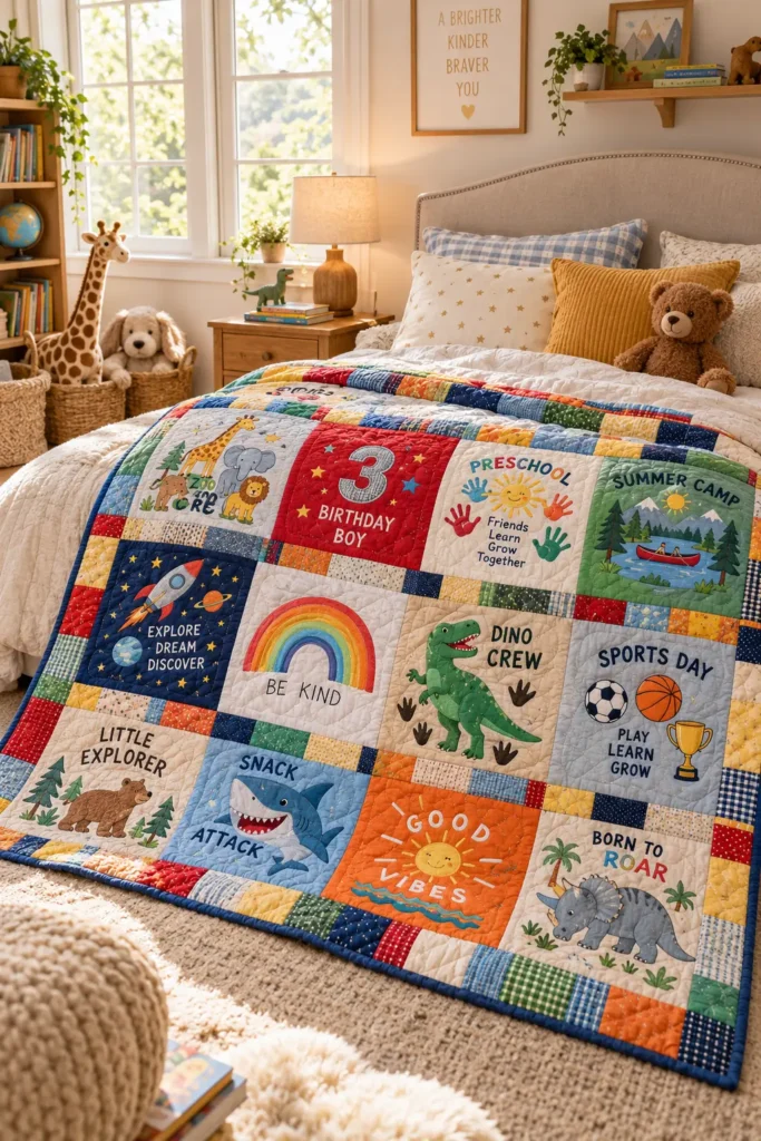 Baby and Kids T-Shirt Quilt