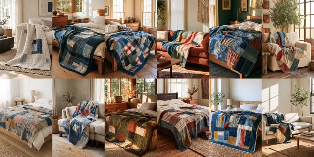 Boro Quilt Ideas: 13 Sustainable Designs Using Visible Mending and Layered Patches