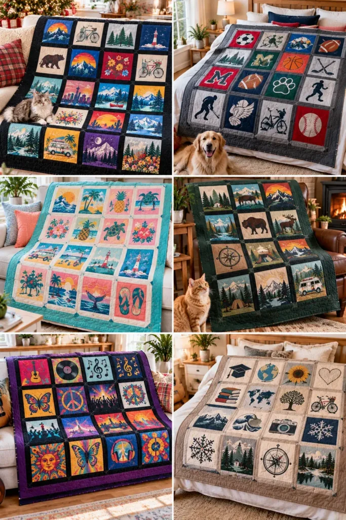 Classic Grid T-Shirt Quilt