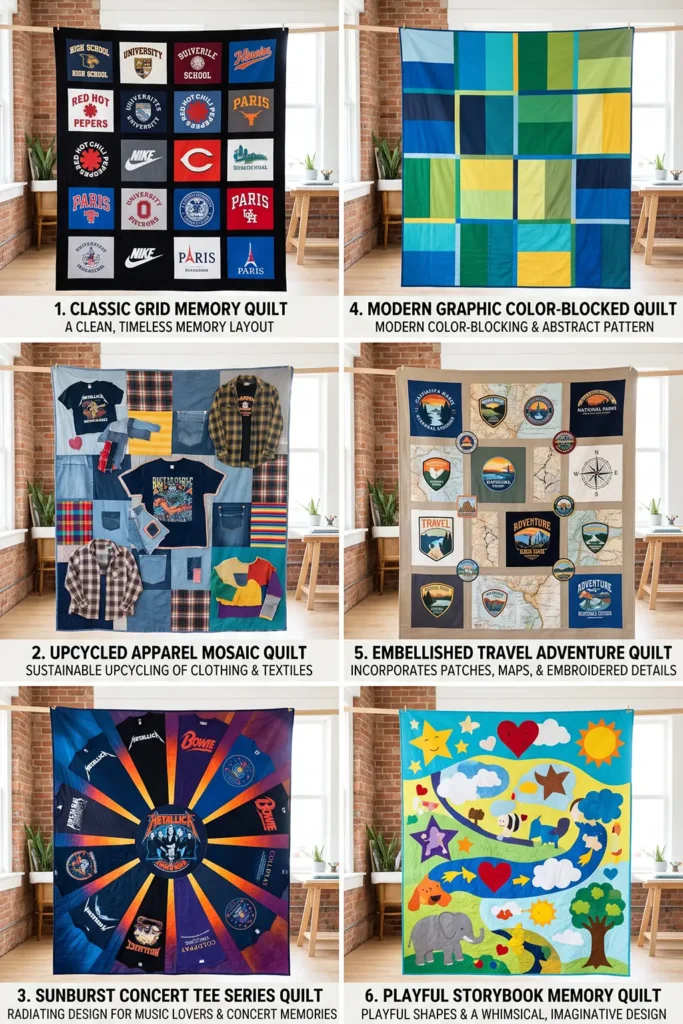 Classic Grid T-Shirt Quilt