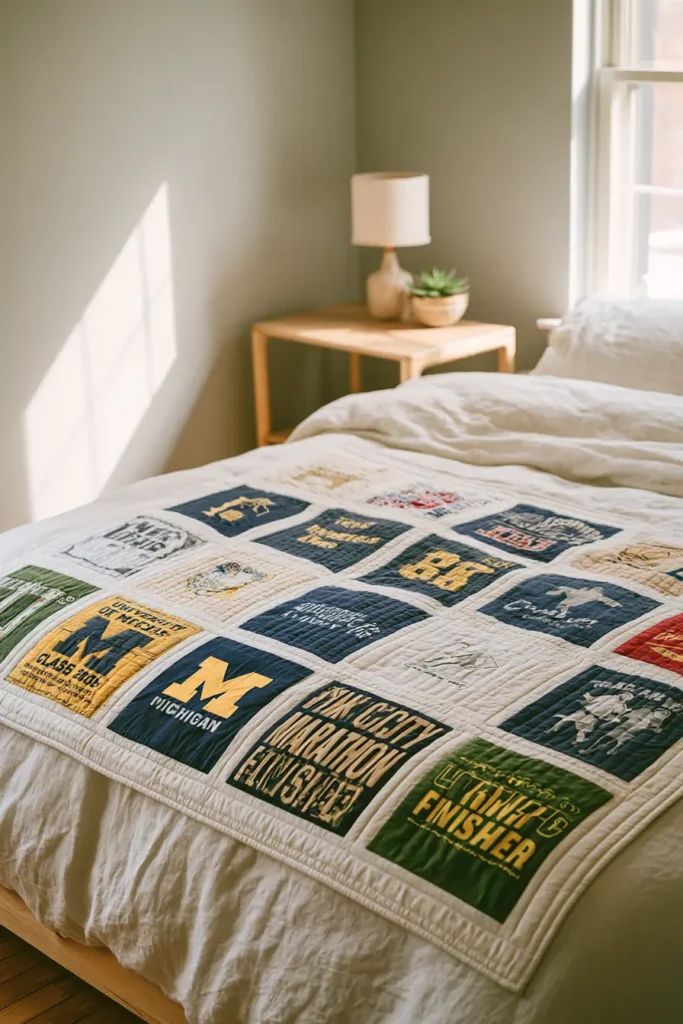 Classic Grid T-Shirt Quilt