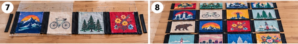 Classic Grid T-Shirt Quilt