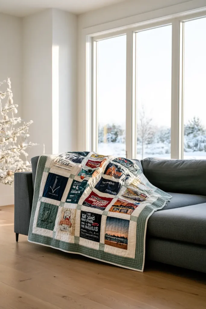 Classic Grid T-Shirt Quilt