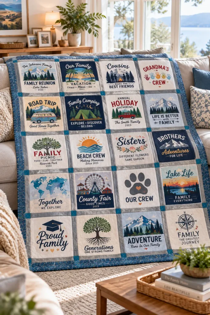 Family Memory T-Shirt Quilt