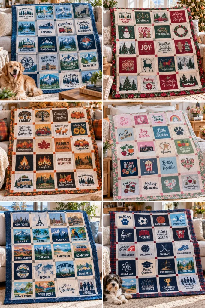 Family Memory T-Shirt Quilt