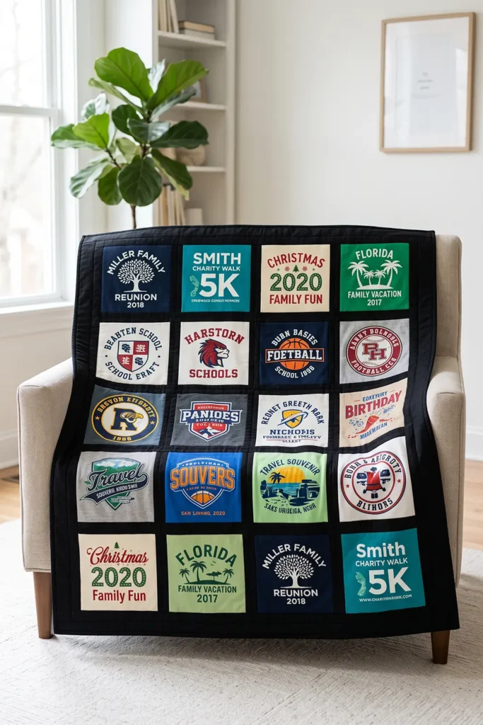 Family Memory T-Shirt Quilt