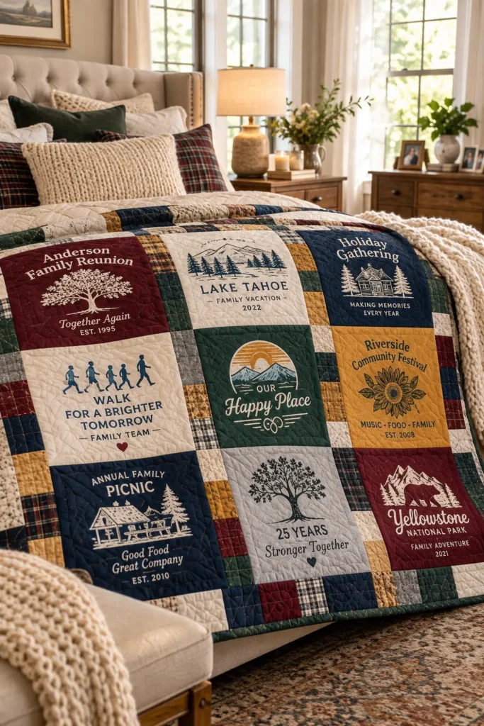 Family Memory T-Shirt Quilt