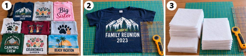 Family Memory T-Shirt Quilt